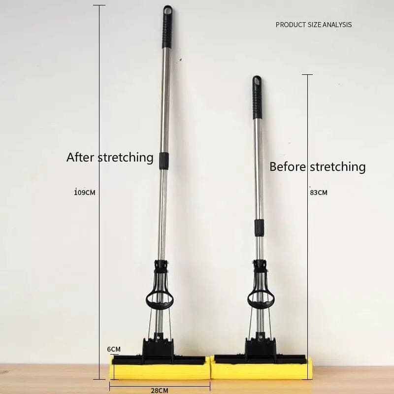 Foamic Sponge Squeezy Mop, Double Roller Sponge Foam Mop, Telescopic Folding Type Mop, Floor Cleaning Squeeze Mop, Telescopic Handle Squeegee Absorber Sponge, Home Floor Kitchen Living Room Bathroom Cleaning Tools Foamic Sponge Squeezy Mop, Double Roller Sponge Foam Mop, Telescopic Folding Type Mop, Floor Cleaning Squeeze Mop, Telescopic Handle Squeegee Absorber Sponge, Home Floor Kitchen Living Room Bathroom Cleaning Tools